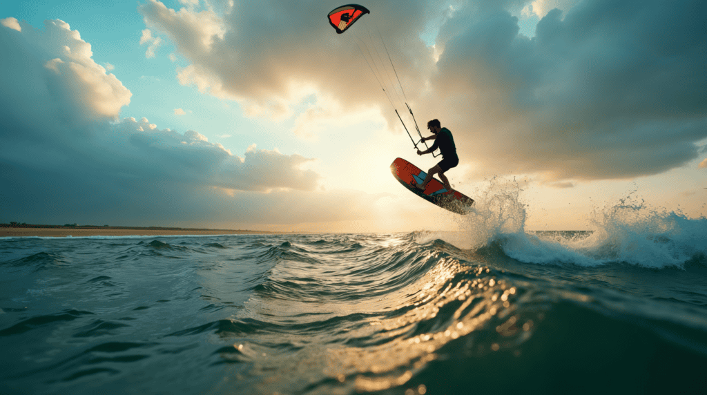 Kitesurfing