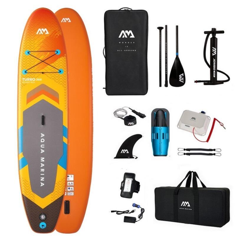 Deska SUP z napędem elektrycznym Aqua Marina GO Turbo 366 + BlueDrive S