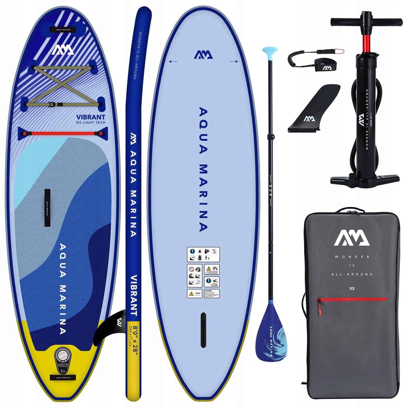 Aqua Marina Vibrant Junior 244 cm — deska SUP dla dzieci