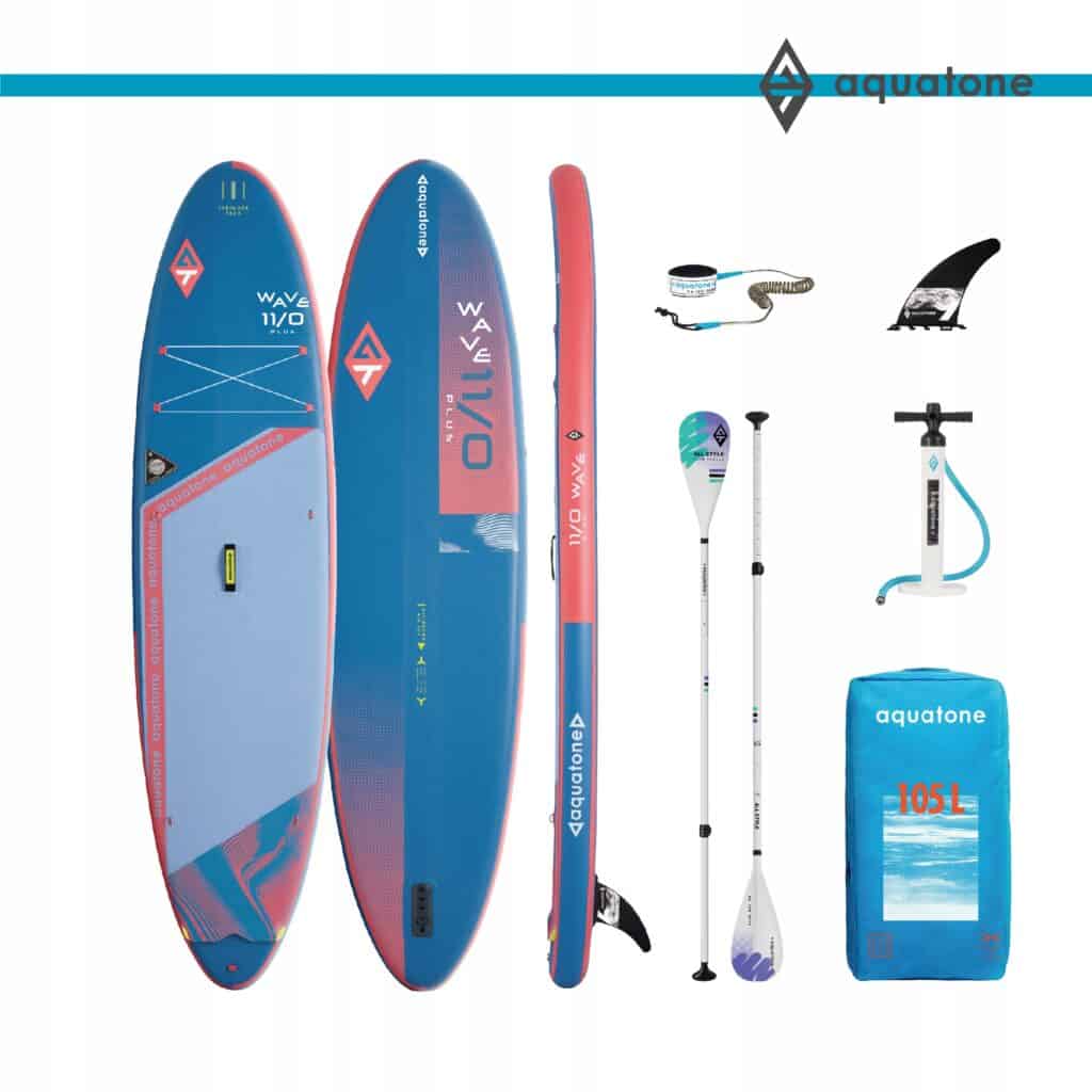 Aquatone Wave Plus 11.0 — tania deska SUP z zestawem